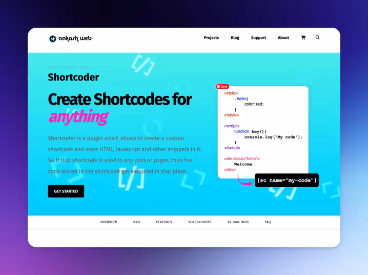 Plugin WordPress untuk membuat shortcode kustom sendiri